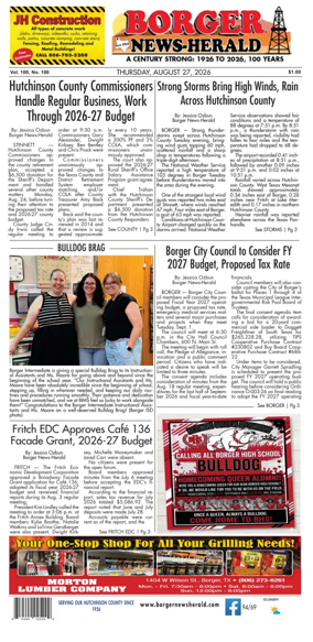 Cover of Borger News-Herald