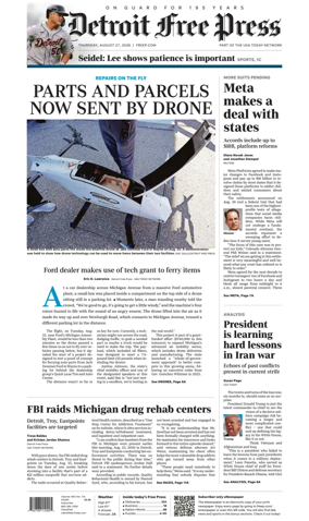 Cover of Detroit Free Press