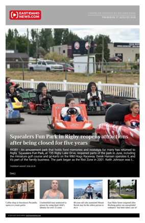 Cover of East Idaho News