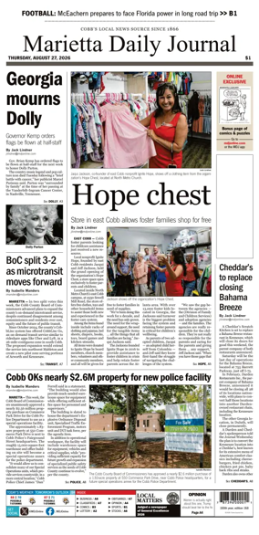 Cover of Marietta Daily Journal