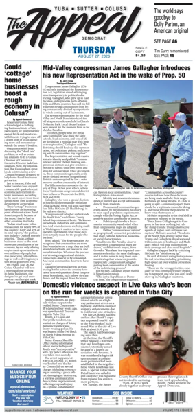 Cover of Marysville Appeal-Democrat