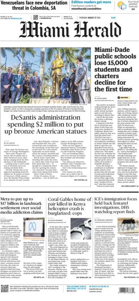 Cover of Miami Herald