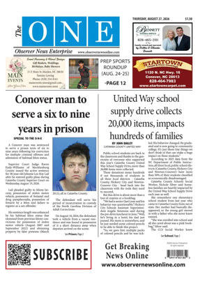 Cover of Observer News Enterprise