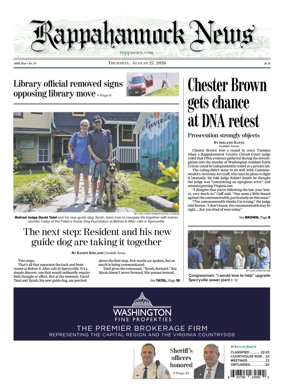 Cover of Rappahannock News