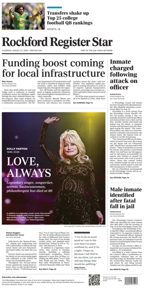 Cover of Rockford Register Star