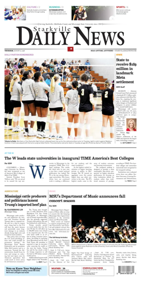 Cover of Starkville Daily News