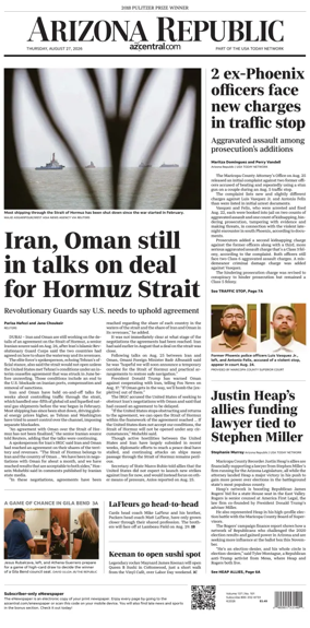 Cover of The Arizona Republic