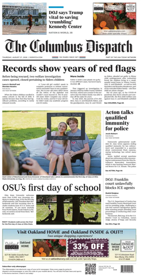 Cover of The Columbus Dispatch