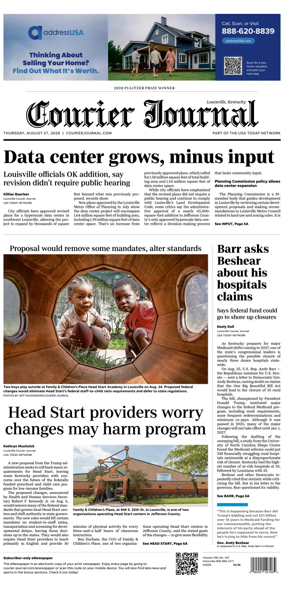Cover of The Courier-Journal (Louisville)