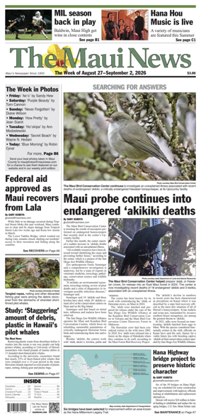 Cover of The Maui News