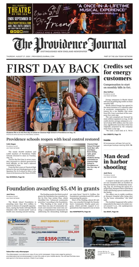 Cover of The Providence Journal