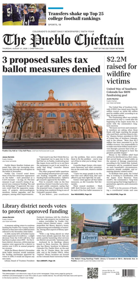 Cover of The Pueblo Chieftain