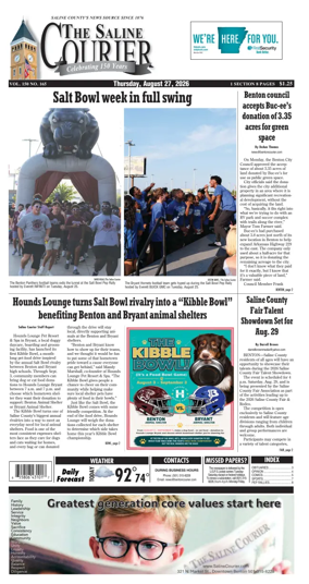 Cover of The Saline Courier