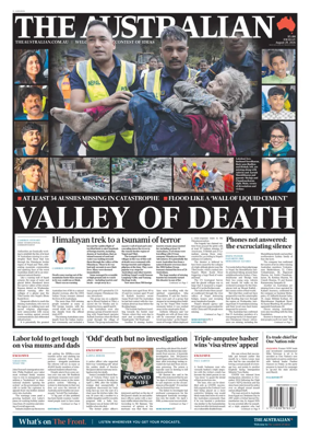 Cover of The Australian