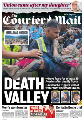 Cover of The Courier-Mail