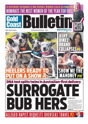 Cover of The Gold Coast Bulletin
