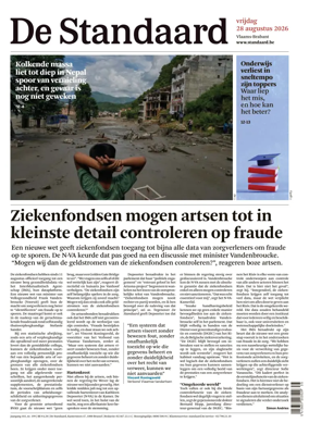Cover of De Standaard