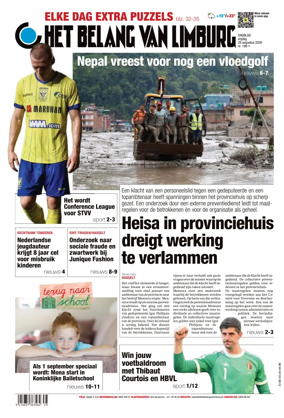 Cover of Het Belang van Limburg
