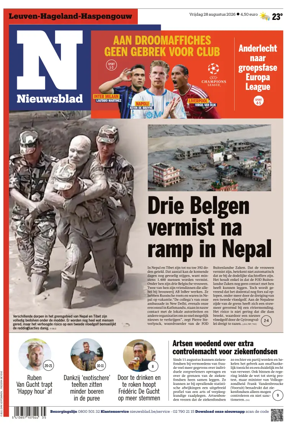 Cover of Het Nieuwsblad