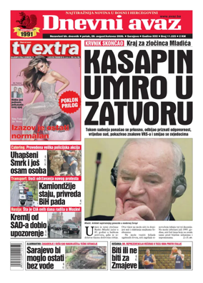 Cover of Dnevni avaz