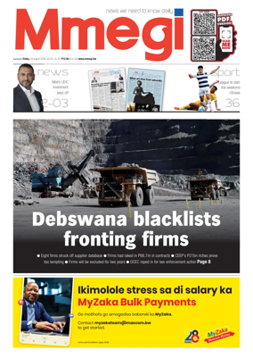 Cover of Mmegi