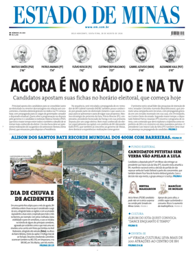 Cover of Estado de Minas (Brazil)