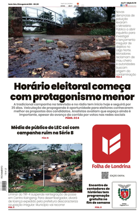 Cover of Folha de Londrina