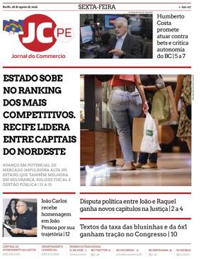 Cover of Jornal do Commercio