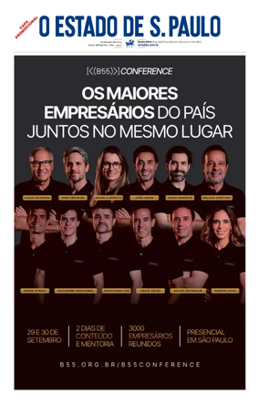 Cover of O Estado de S. Paulo
