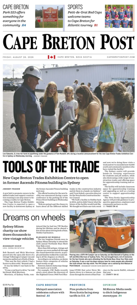 Cover of Cape Breton Post