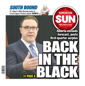 Cover of Edmonton Sun