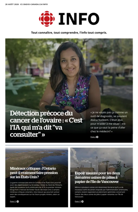 Cover of Radio-Canada Info