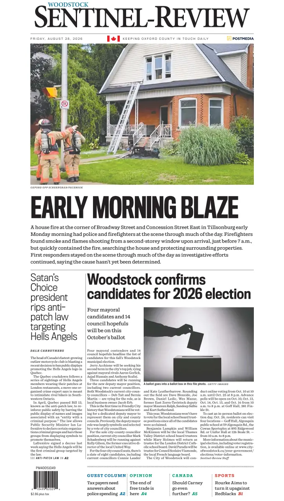 Cover of Sentinel-Review (Woodstock)