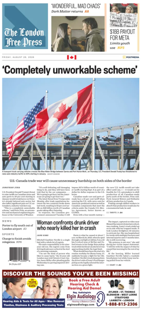Cover of The London Free Press
