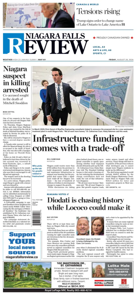 Cover of The Niagara Falls Review