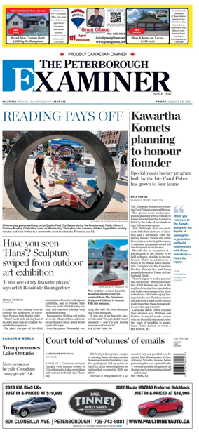 Cover of The Peterborough Examiner