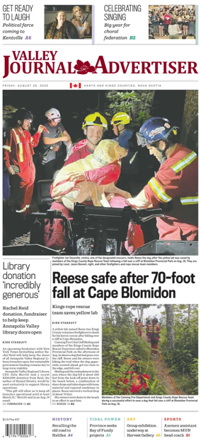 Cover of Valley Journal Advertiser