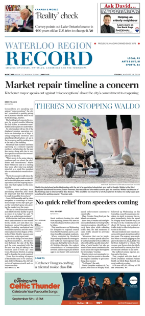 Cover of Waterloo Region Record