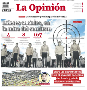Cover of La Opinion