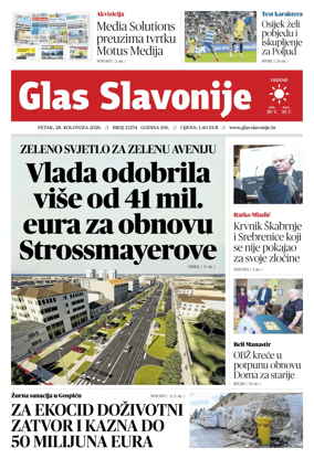 Cover of Glas Slavonije