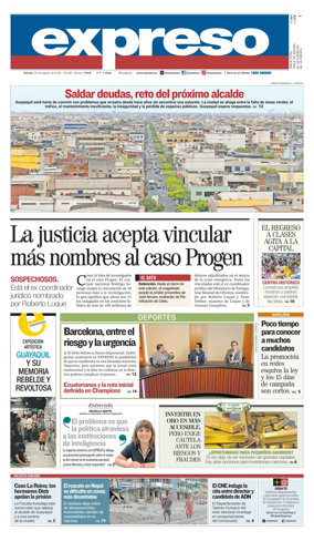 Cover of Diario Expreso