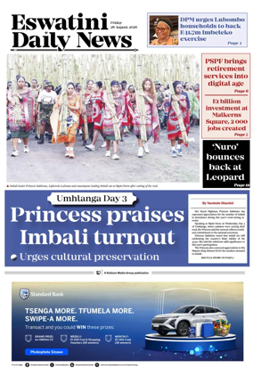 Cover of Eswatini Daily News