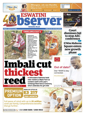 Cover of Eswatini Observer