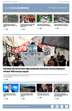 Cover of Euronews Business (Turkish) Compiled Editions