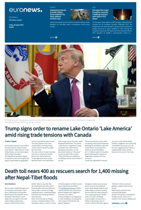 Cover of EuroNews (English Edition)