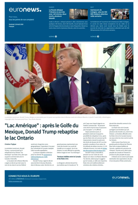 Cover of EuroNews (French Edition)