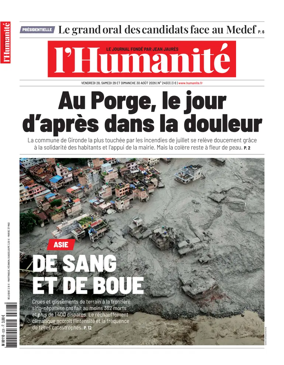 Cover of L'HUMANITE