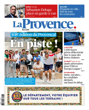 Cover of La Provence Marseille