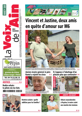 Cover of La Voix de l’Ain Belley