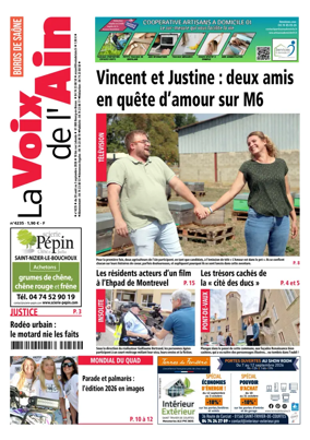Cover of La Voix de l’Ain Bords de Saone